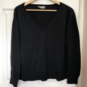 Boxy V-Neck Sweater